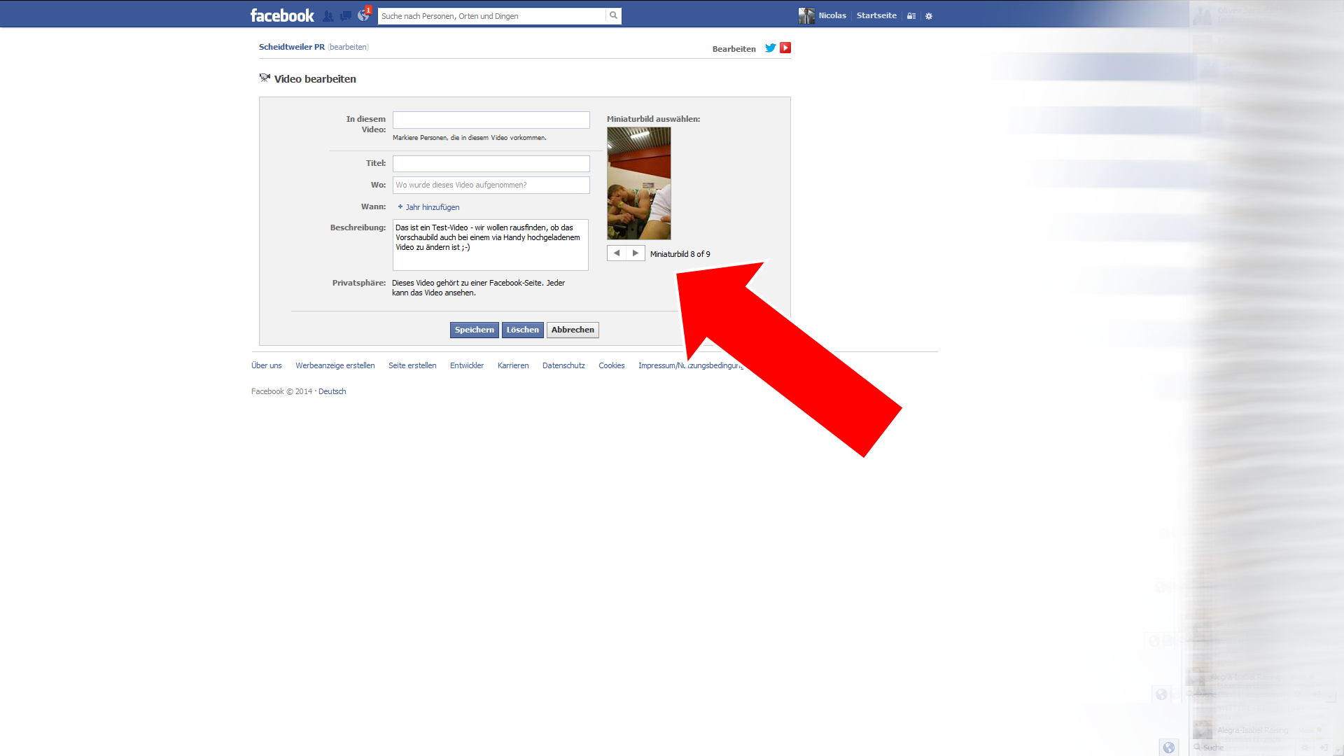 Video bei Facebook bearbeiten Schritt 3 - Scheidtweiler PR Bremen Video bei Facebook bearbeiten Schritt 3 - Scheidtweiler PR Bremen