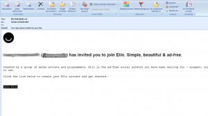 Ello - Einladung in das soziale Netzwerk - Social Media-Tipp