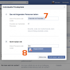 Facebook - Benutzerdefiniertes Teilen nicht mit - PR Agentur Bremen