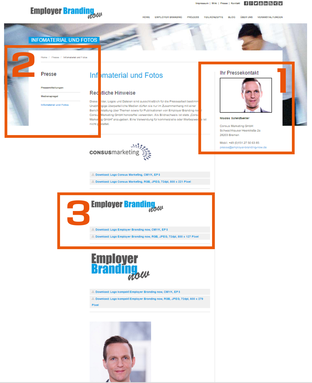 Scheidtweiler Strategie - Pressedownloads - Pressebereich auf der Webseite